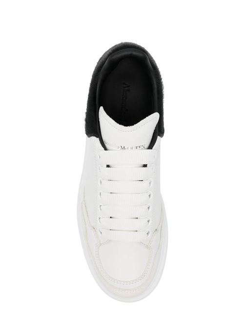 white/black/pink calf leather sneakers Alexander McQueen | 758982WIFTF8765